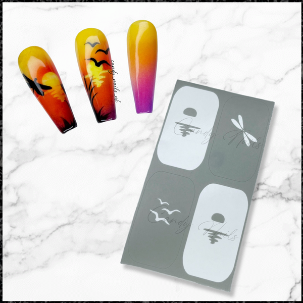 Sunset Stencil Smart Pack