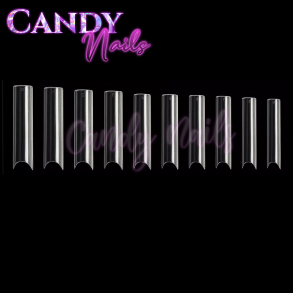 Soft gel tips French Bamboo 400 pcs