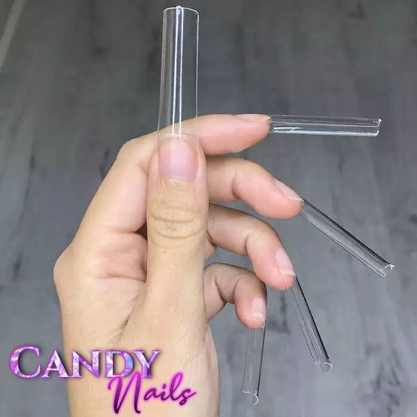 Soft gel tips French Bamboo 400 pcs