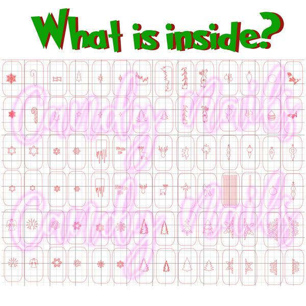 Airbrush Stencils BIG CHRISTMAS BUNDLE