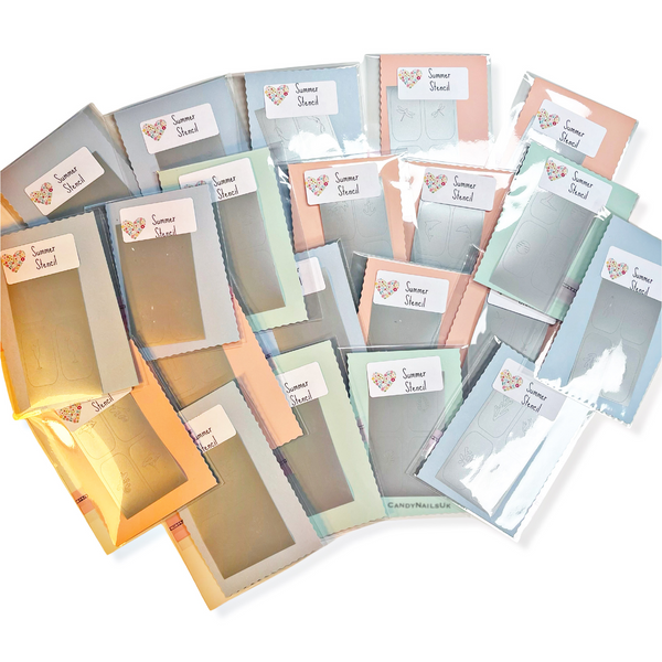 ☻ Summer Airbrush Stencils BIG BUNDLE ☻